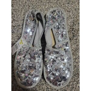womens shoes size 9 sequin flats
